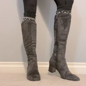 Amelia Grace Under Knee Suede Boots